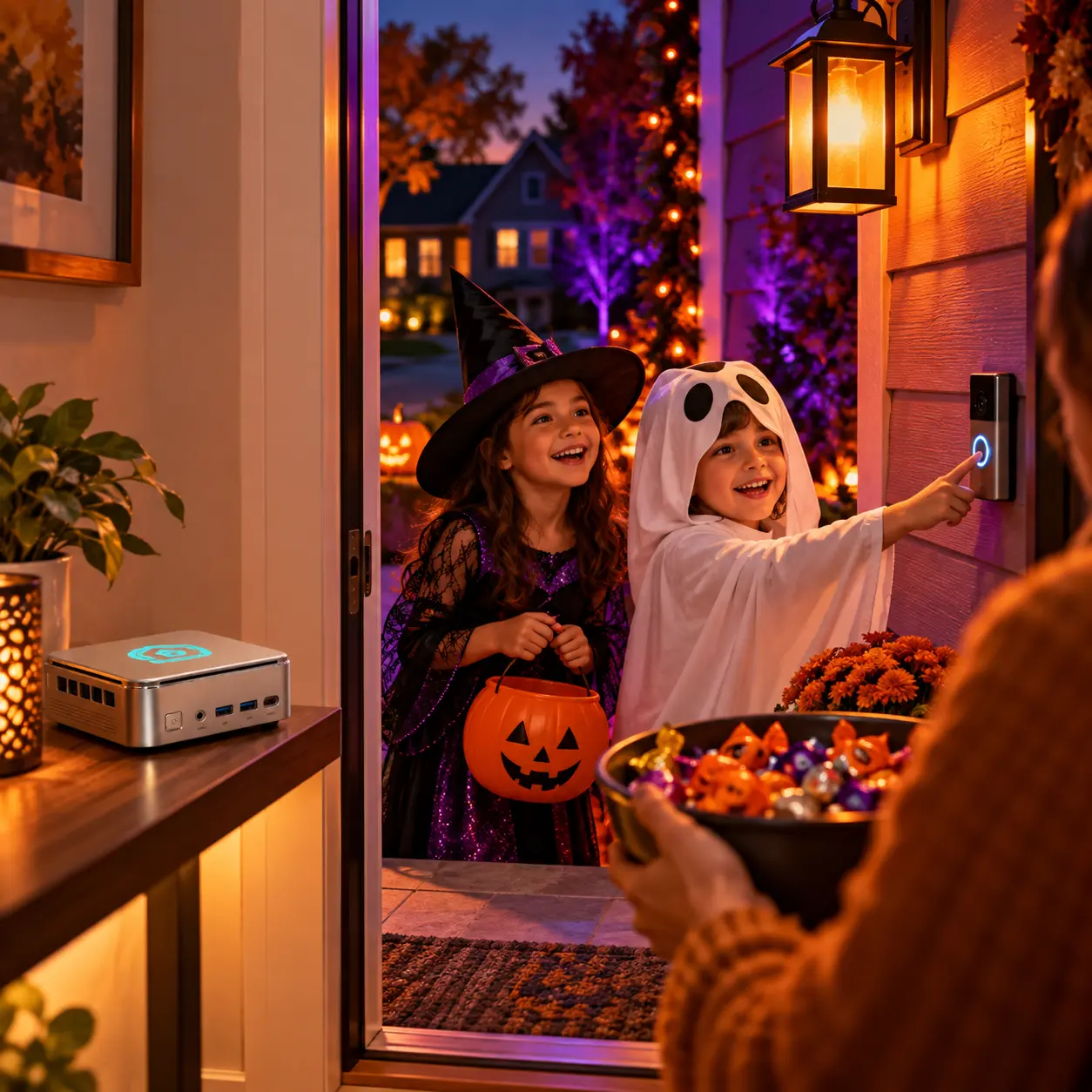 Halloween Smart Doorbell Automation with Home Assistant