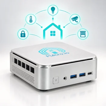 Home Assistant Preinstalled on the TurnKey Node Mini PC Pulcro.io TurnKey Node mini PC with Home Assistant preinstalled for smart home automation
